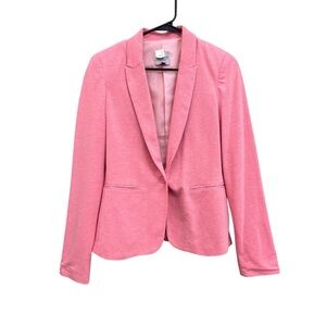 Bershka Blazer in Soft Pink
